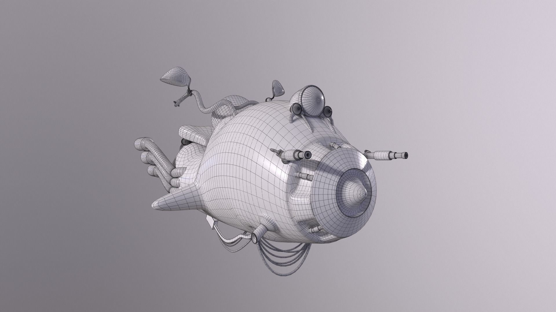 MWhaleBike motorcycle 3D model_13