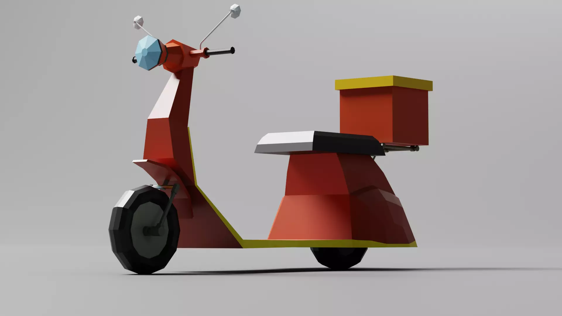 Low Poly Toon type Cars Pack Low-poly 3D model_0