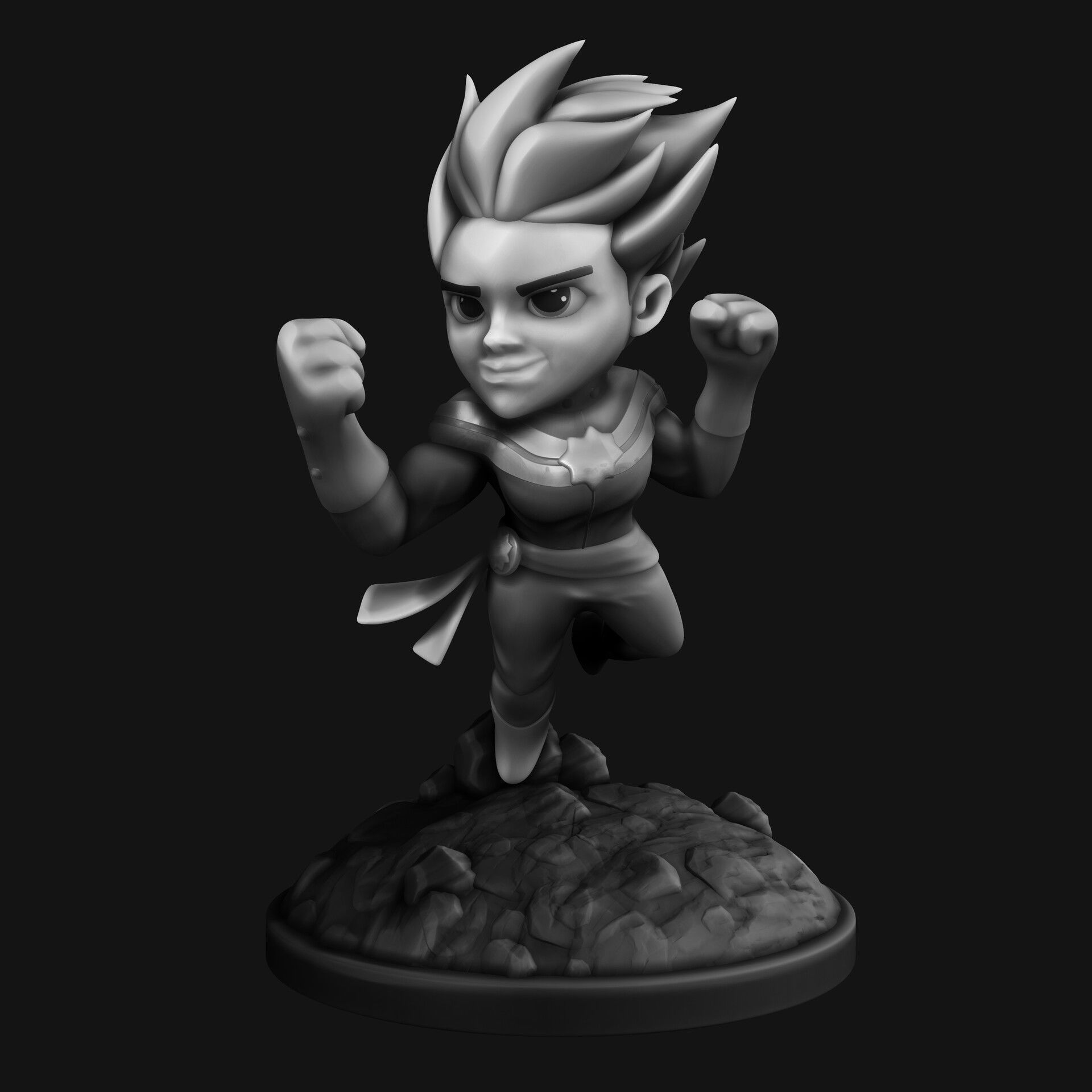 Captain Marvel 3D print model_1