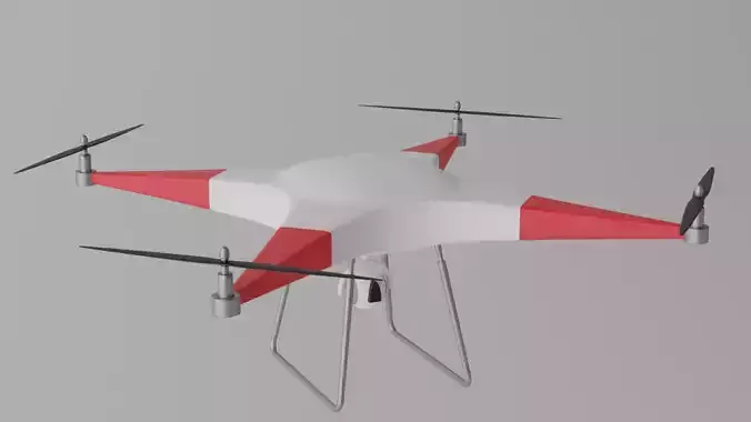 Cartoon Drone  3D model