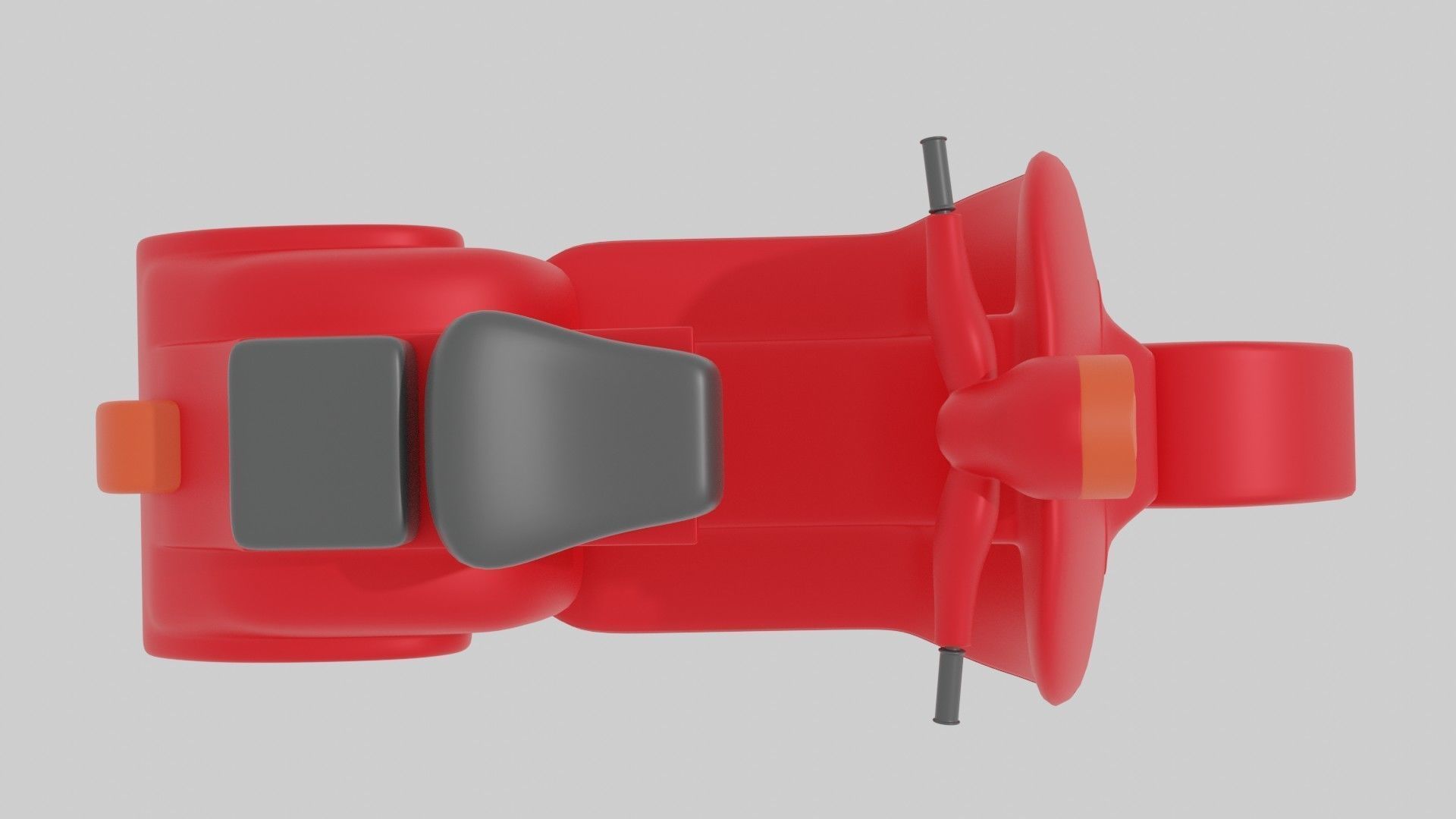 Scooter in toy 3D print model_5