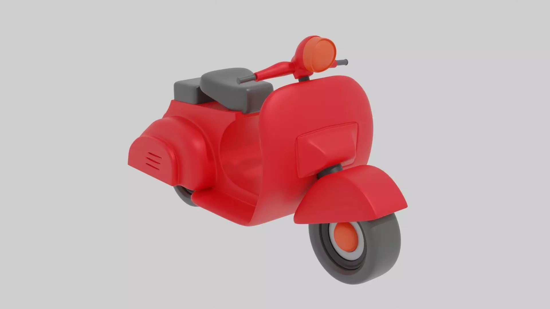 Scooter in toy 3D print model_0