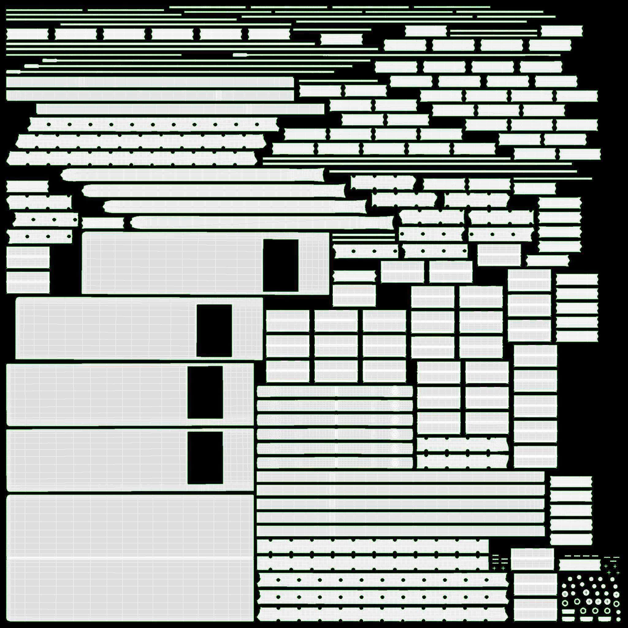 Decorative wall shelf 01 3D model_9
