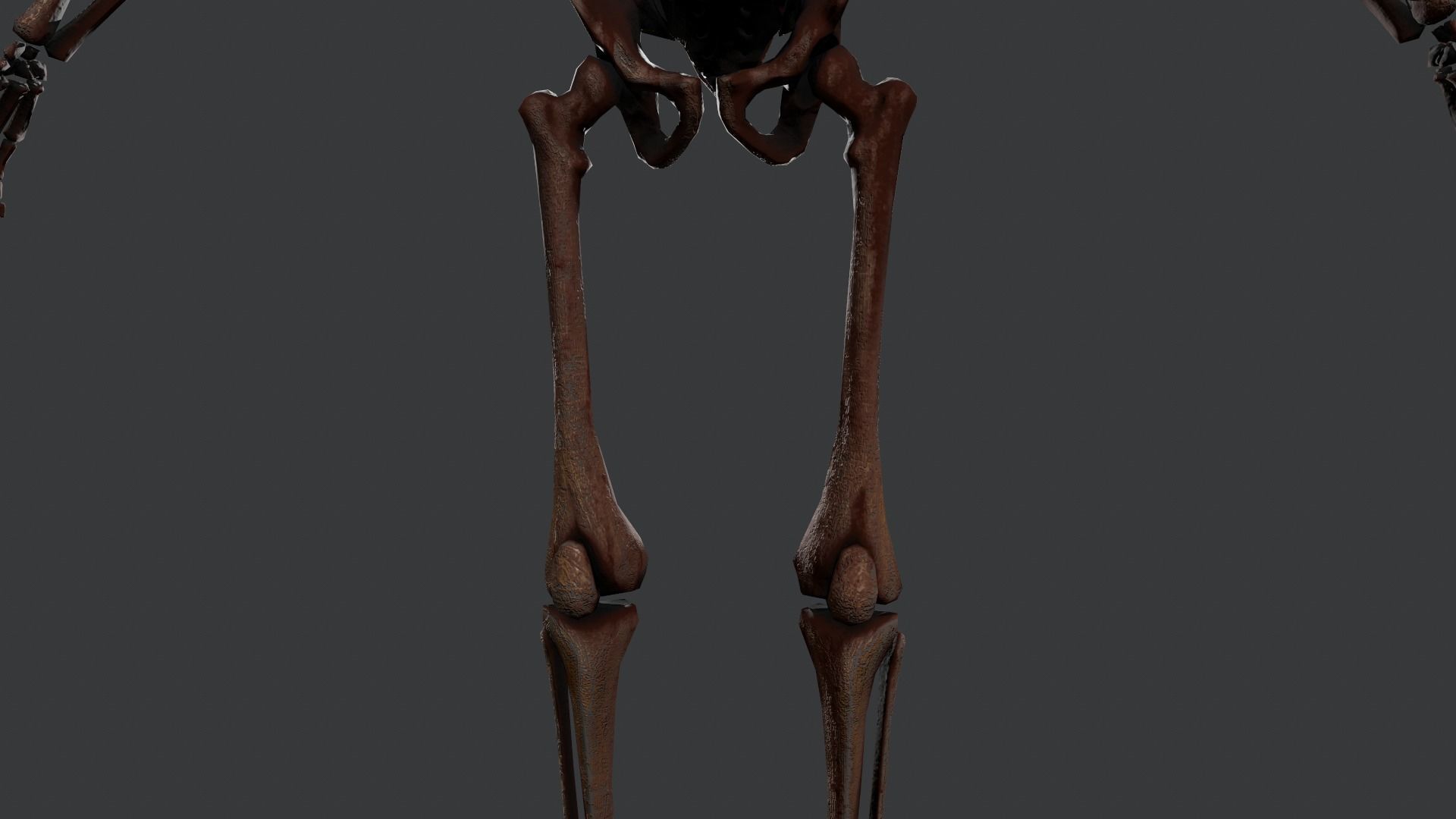 Skeleton Warrior 2 Low-poly 3D model_7