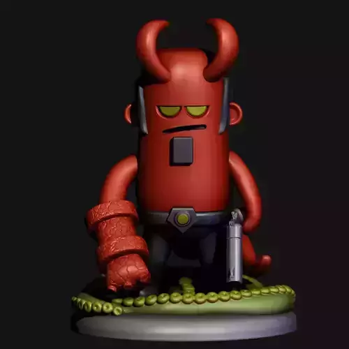 Hellboy STL devil figure