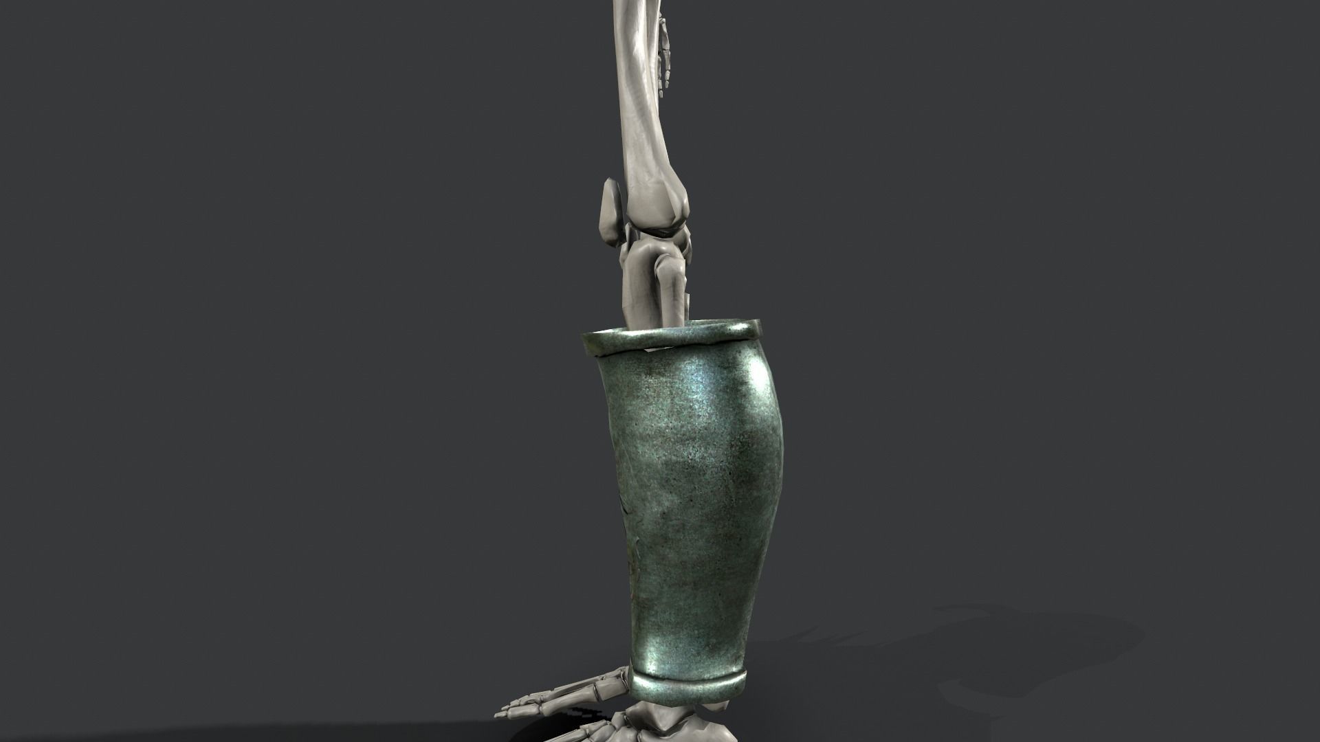 Skeleton Warrior 3 Low-poly 3D model_27