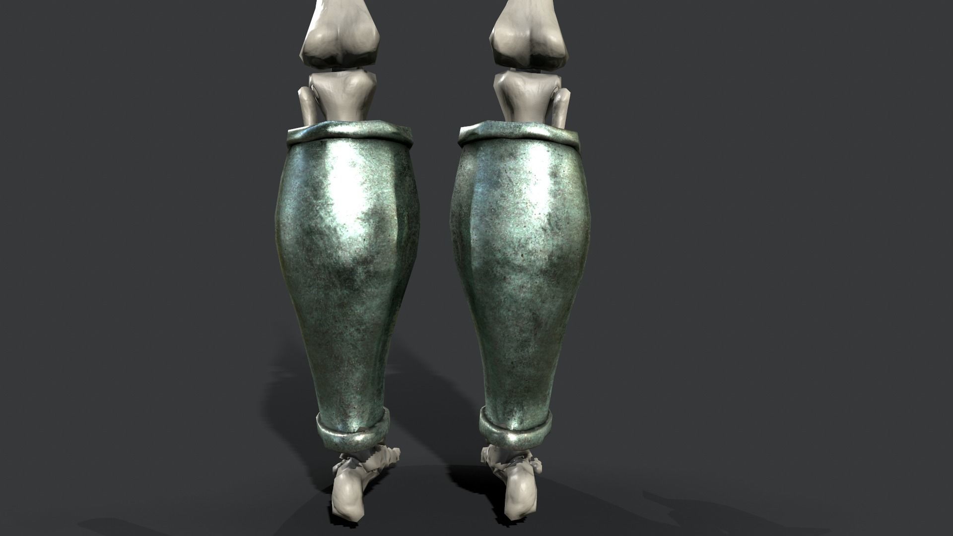 Skeleton Warrior 3 Low-poly 3D model_31