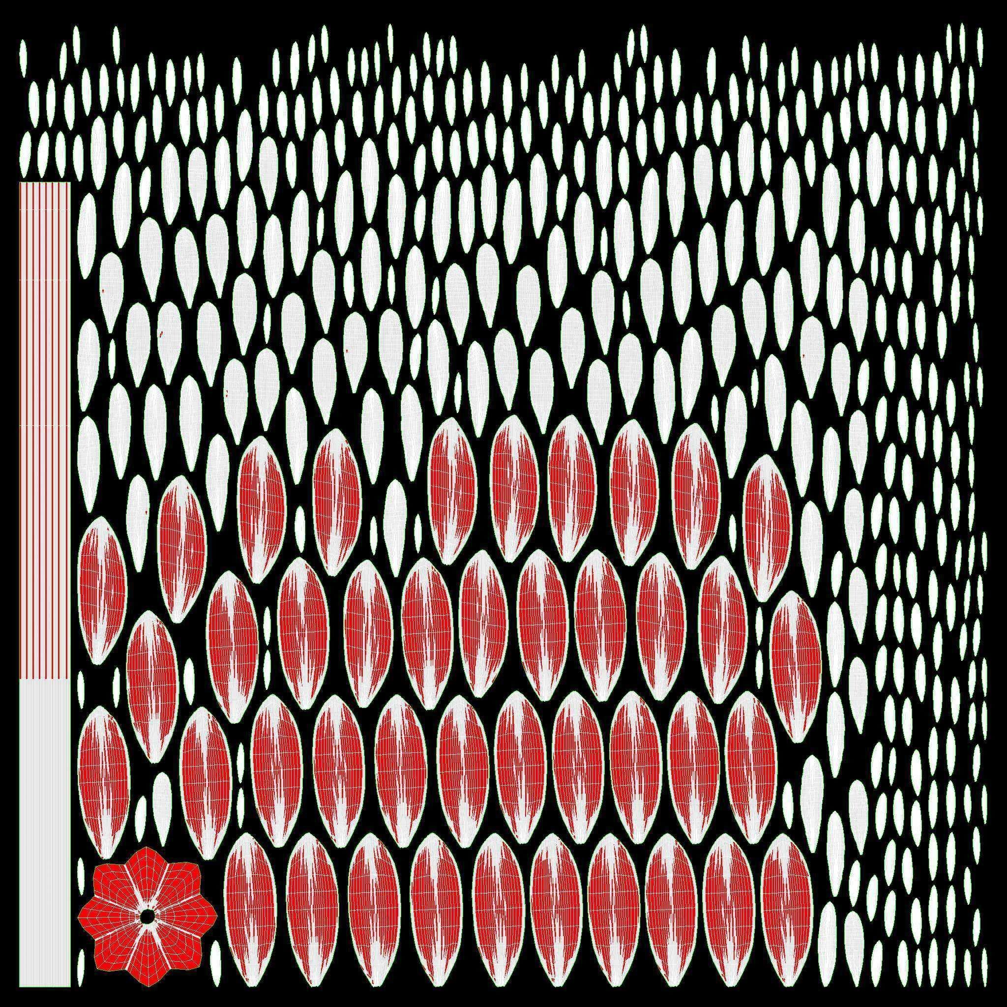 Gerbera in vase v1 3D model_9