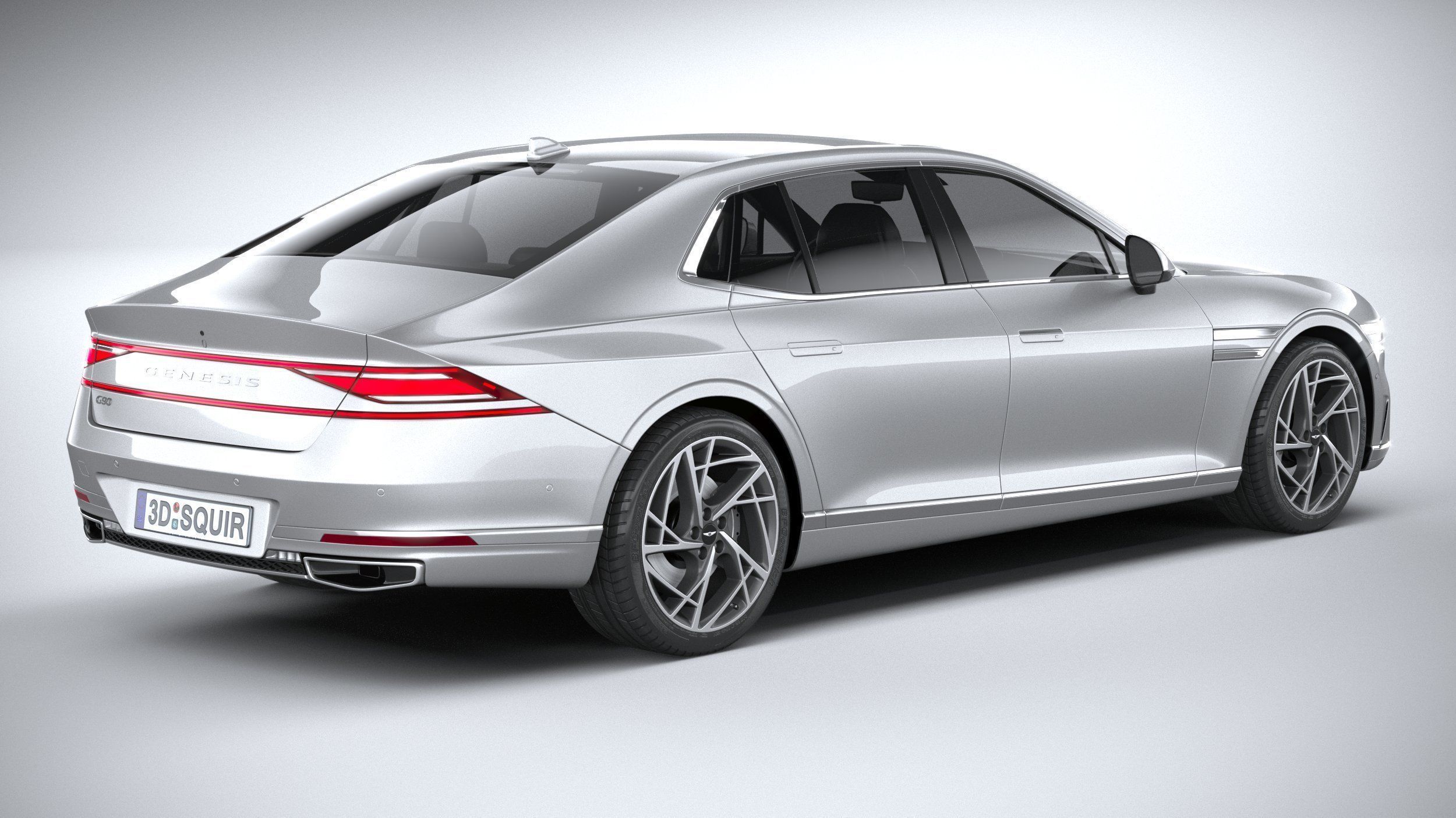 Genesis G90 2023 3D model_17