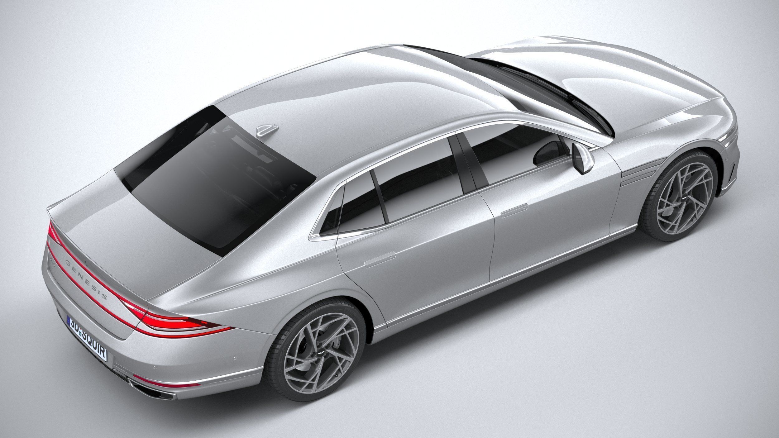 Genesis G90 2023 3D model_10