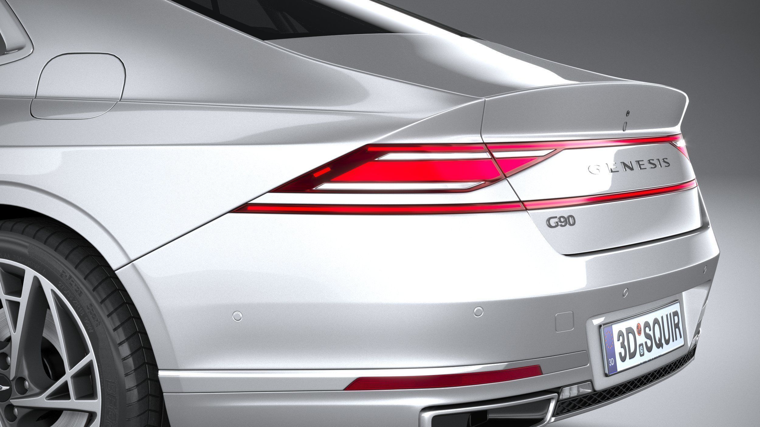 Genesis G90 2023 3D model_6