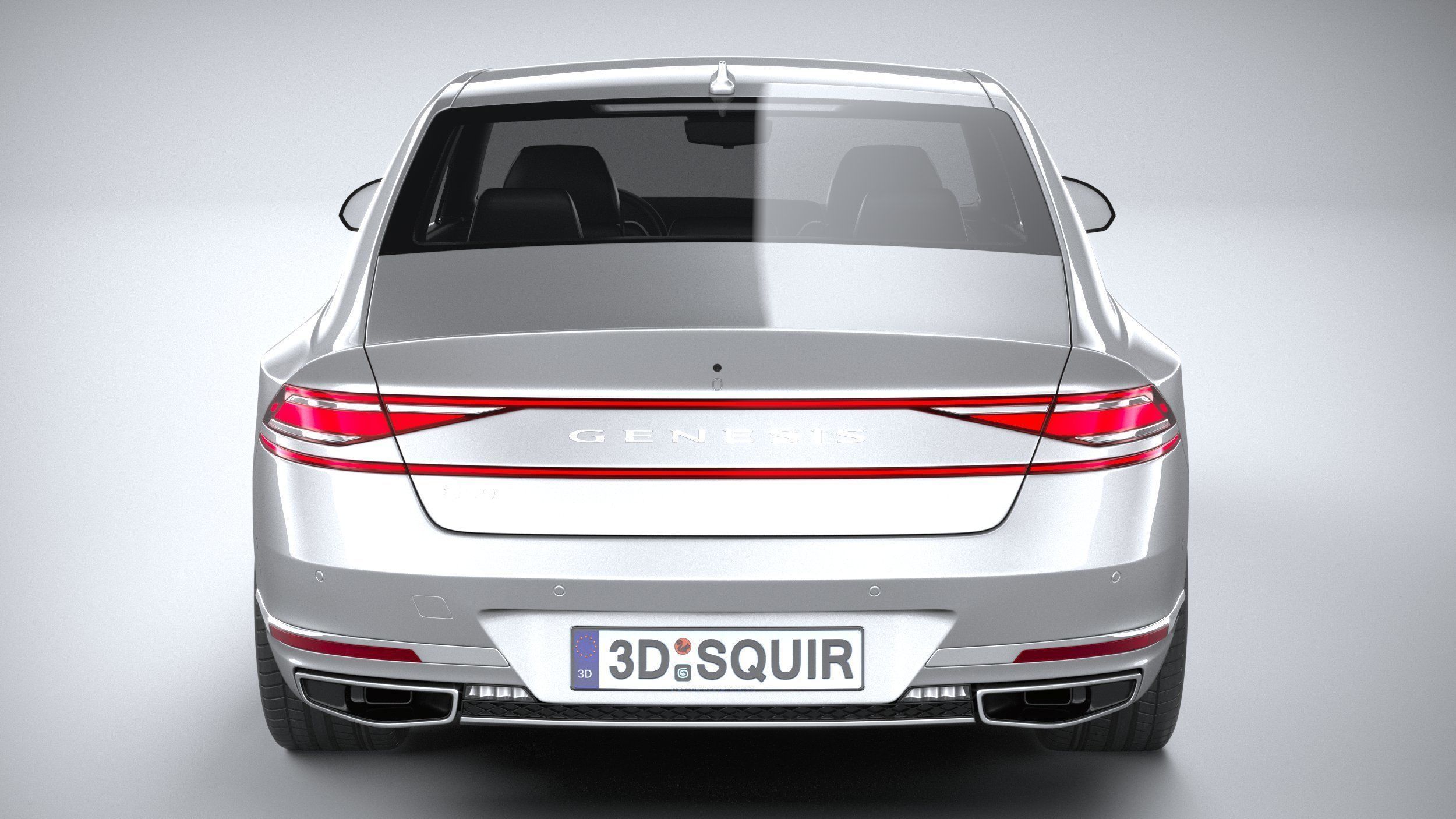 Genesis G90 2023 3D model_4