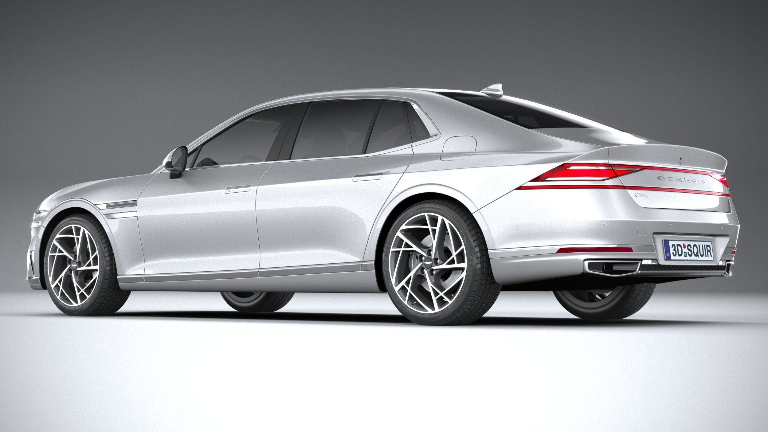 Genesis G90 2023 3D model_5