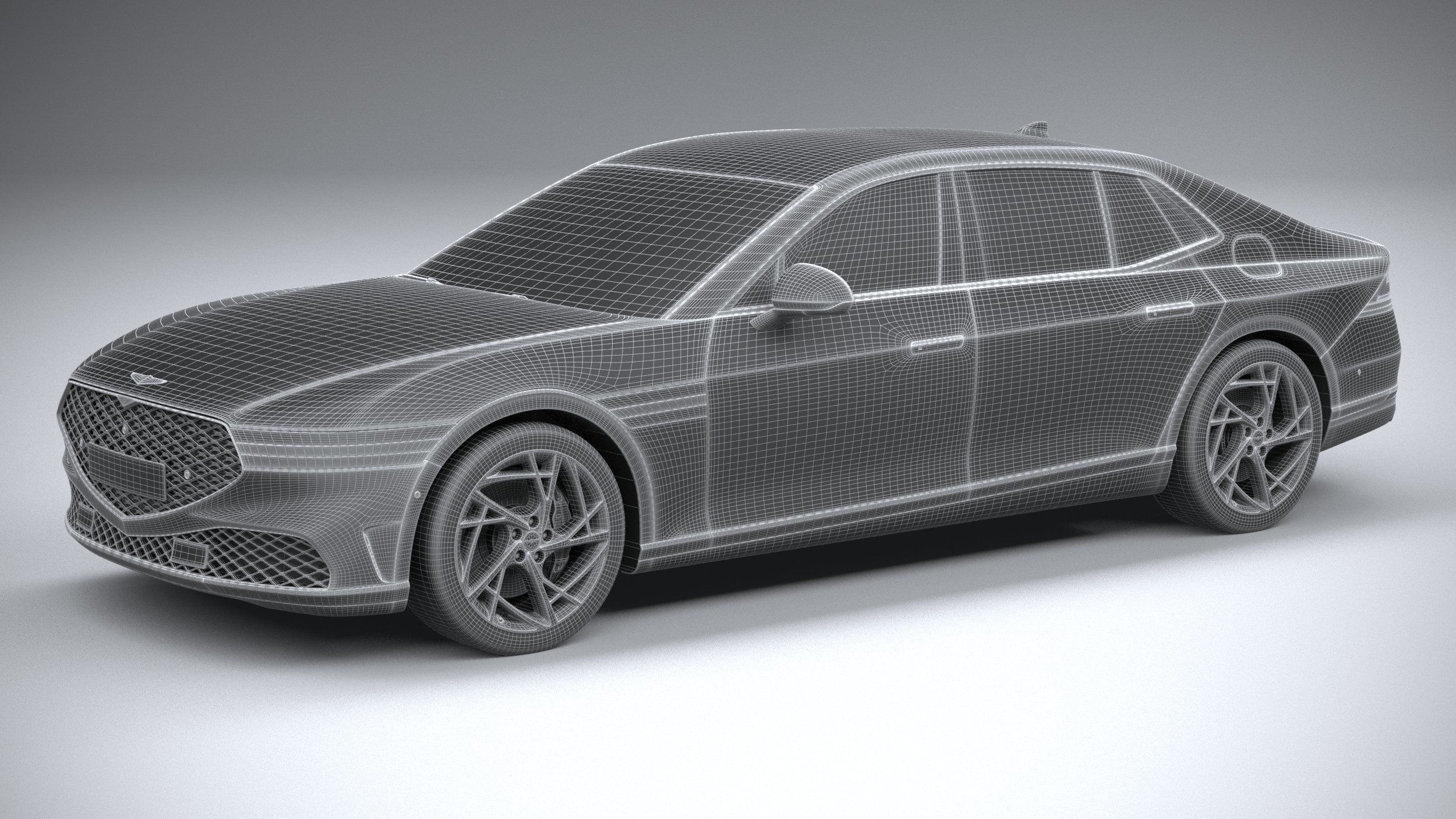Genesis G90 2023 3D model_26