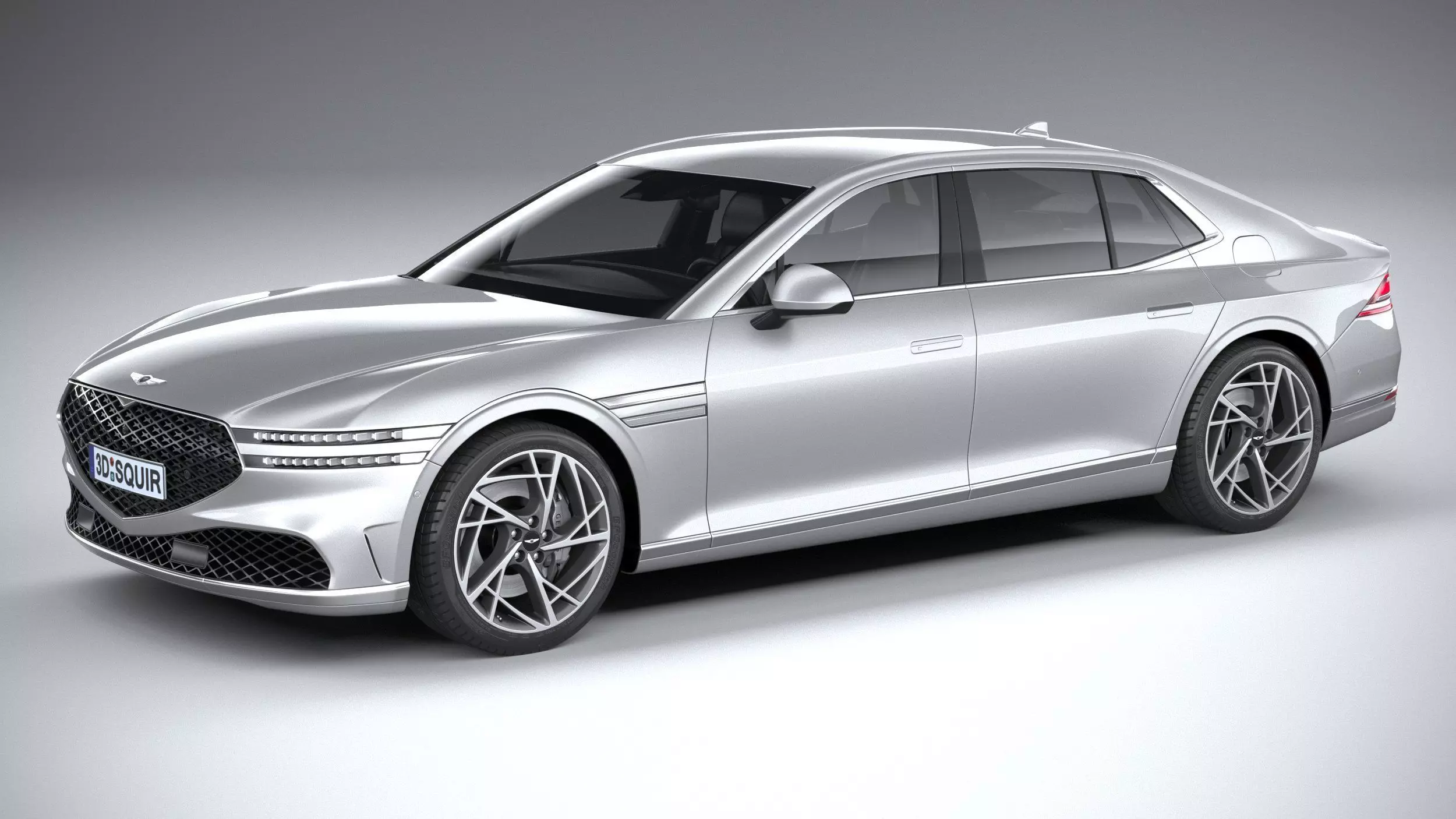 Genesis G90 2023 3D model_0