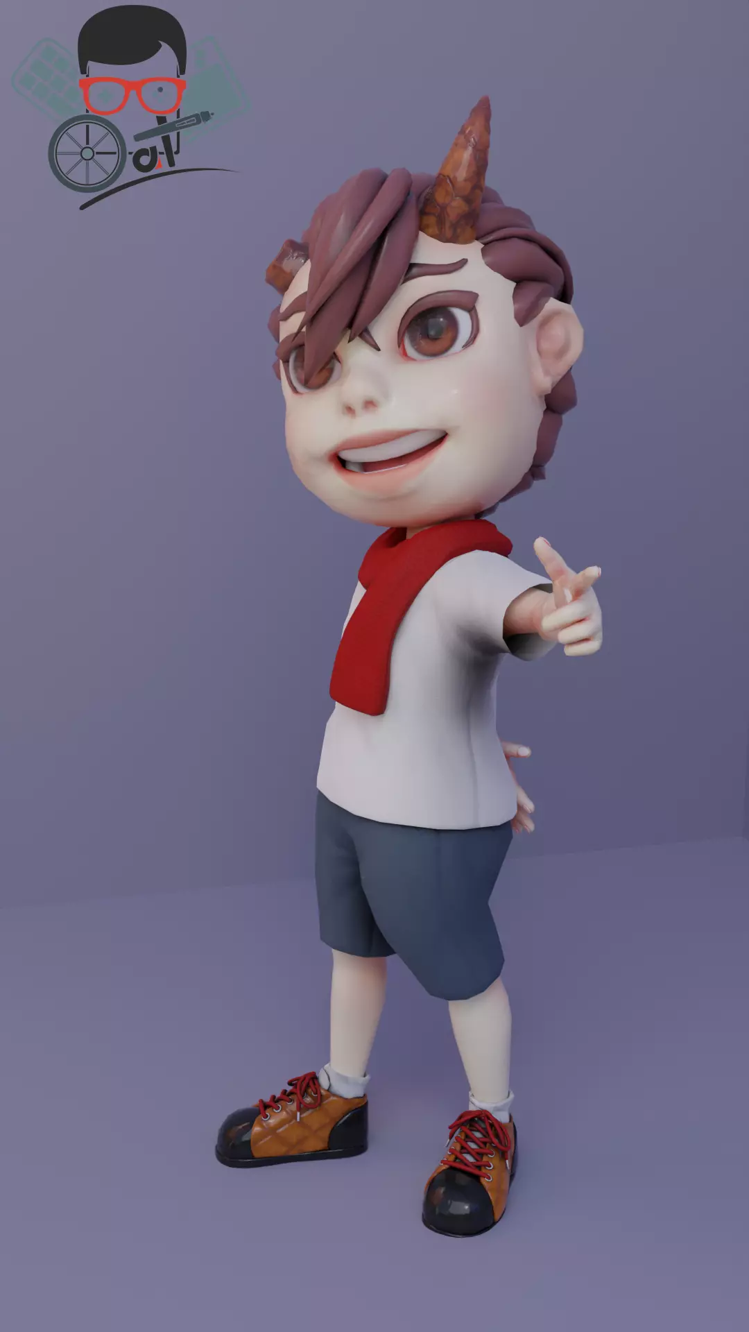 3d character 09 V2 3D model_0