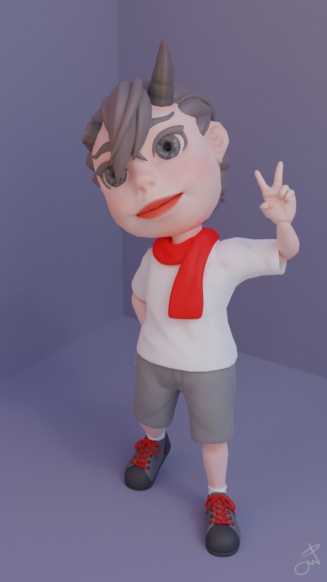 3d character 09 V2 3D model_2