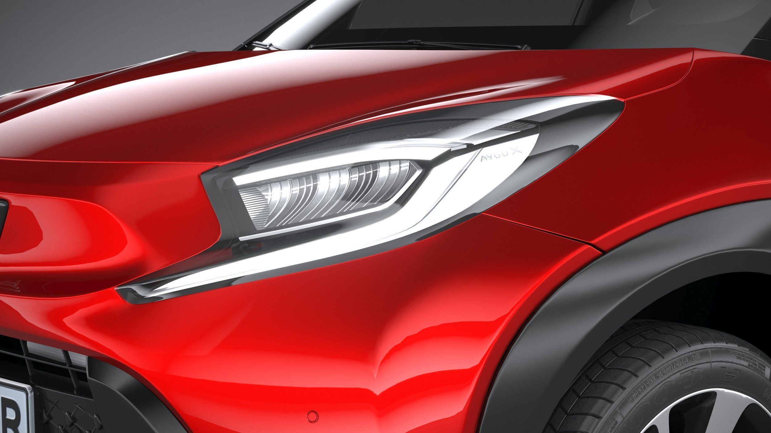 Toyota Aygo X 2022 3D model_14