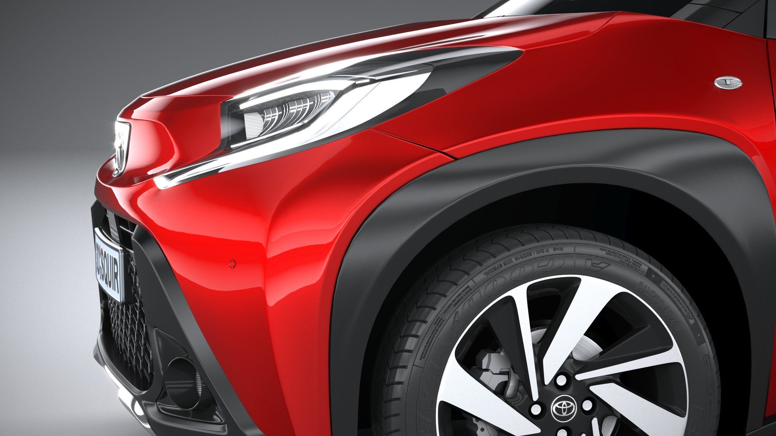 Toyota Aygo X 2022 3D model_3