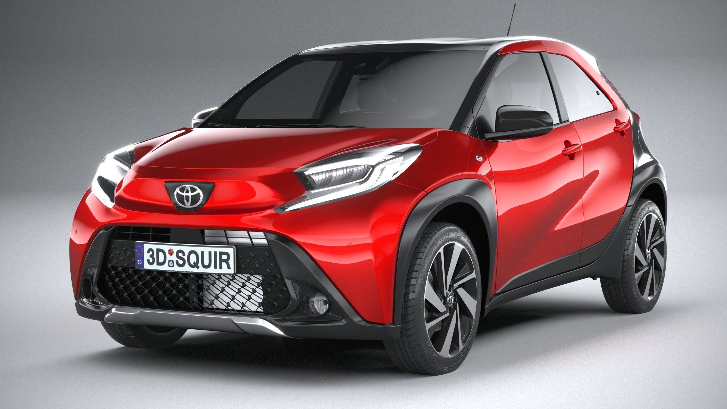 Toyota Aygo X 2022 3D model_2