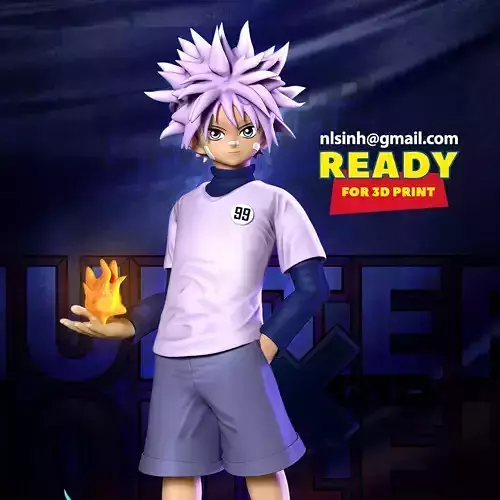 Killua Zoldyck - Hunter x Hunter Fanart 3D print model