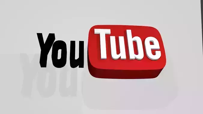 Youtube Logo 3D model