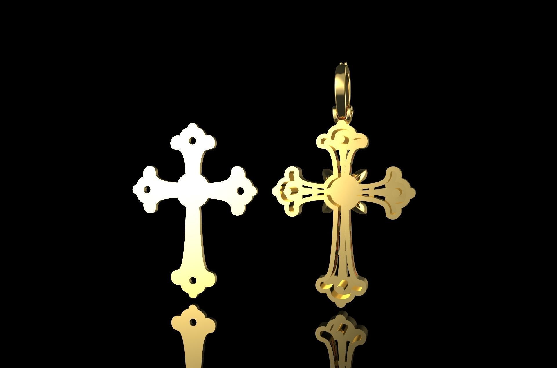 Gold N887 3D print model_4