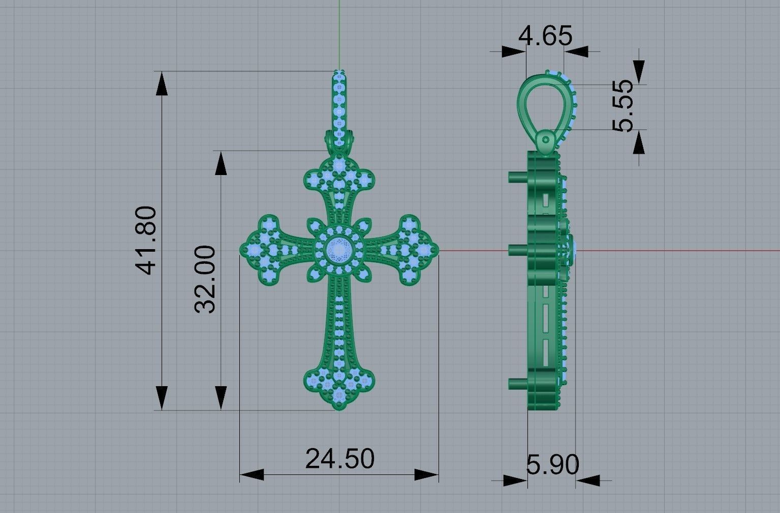 Gold N887 3D print model_5