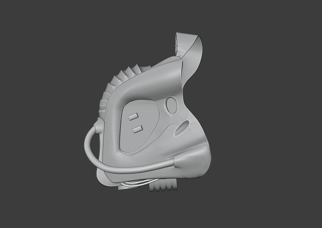 Predator - City Hunter Rebreather mask 3D print model_2