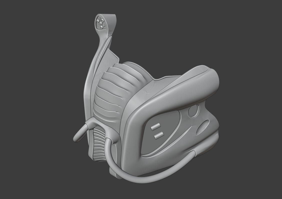 Predator - City Hunter Rebreather mask 3D print model_4