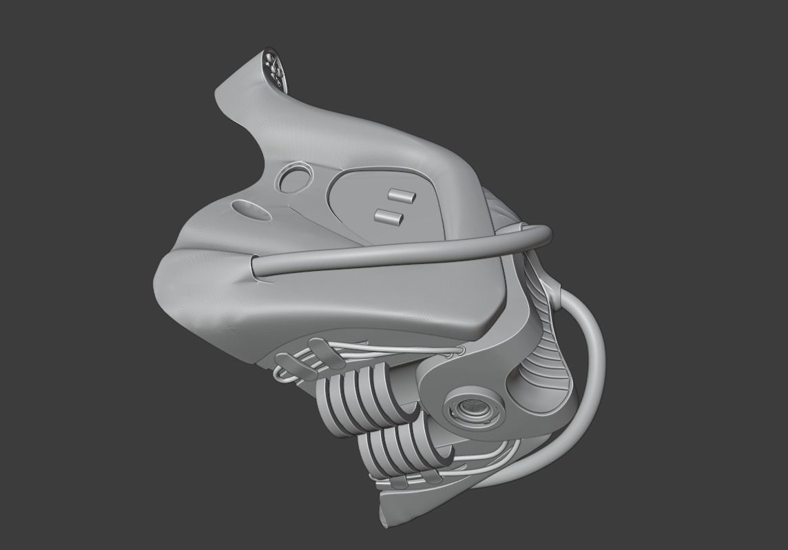 Predator - City Hunter Rebreather mask 3D print model_7