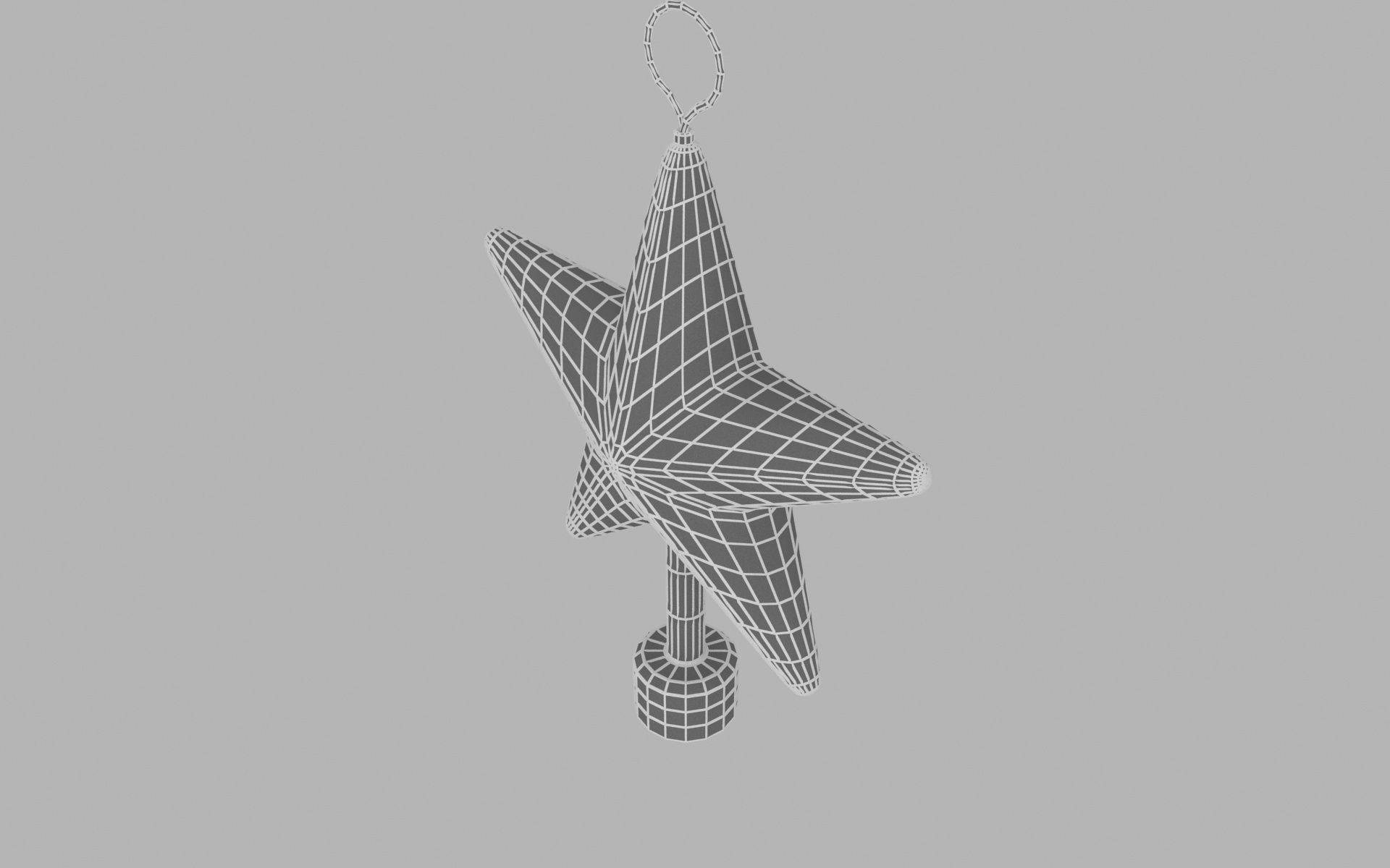 Xmas star 3D model_10