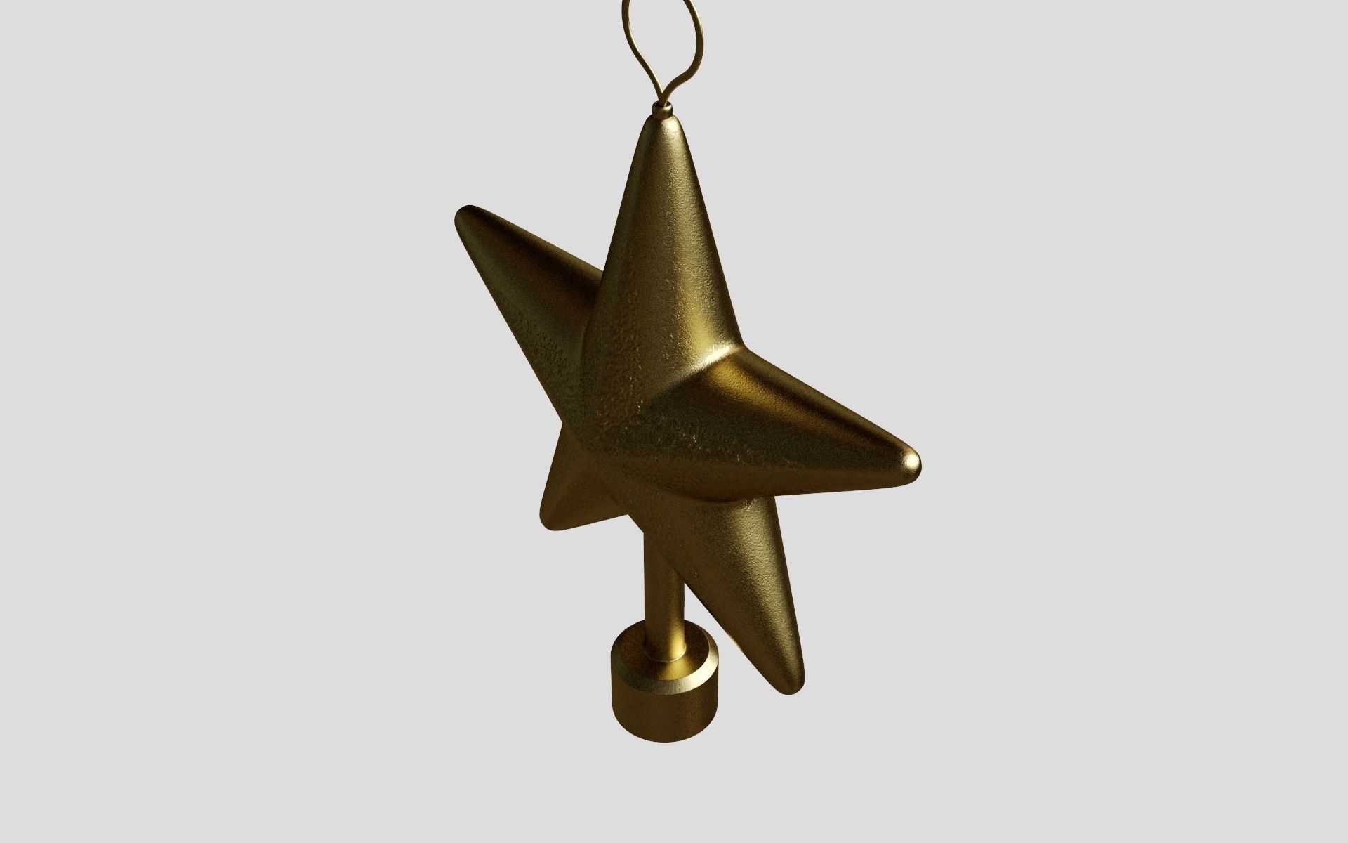 Xmas star 3D model_6