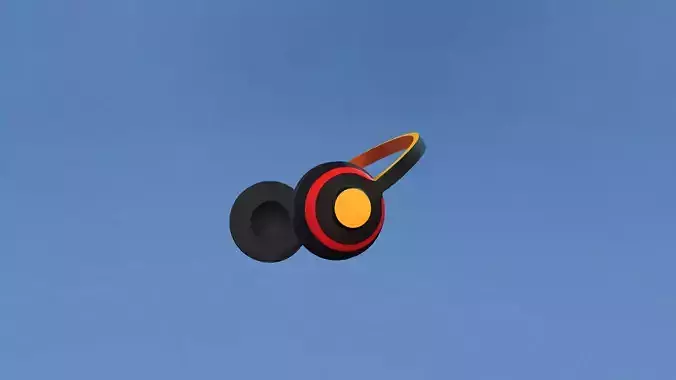 Low Poly Head Phone