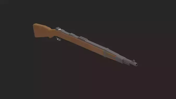 Lowpoly Style Rifle