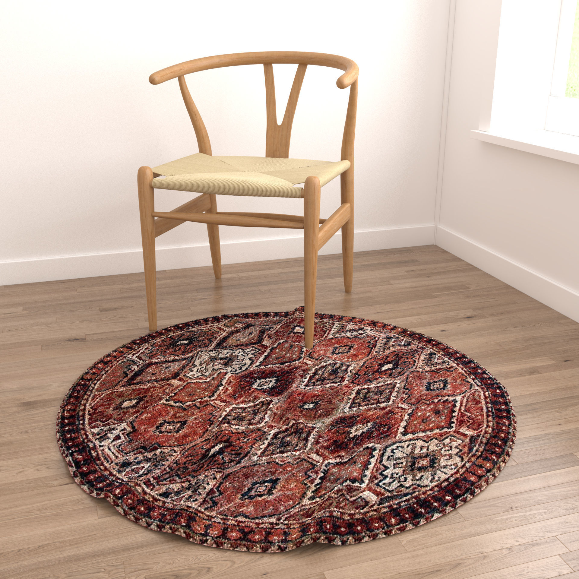 Rugs No 544 Low-poly 3D model_3