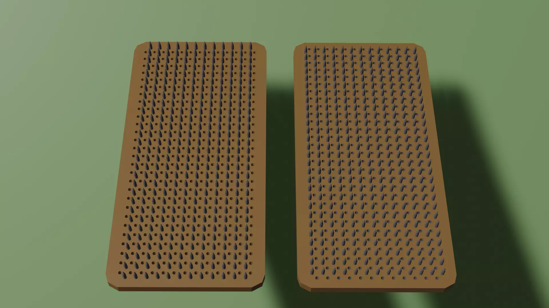 Sadhu Board Nails Board Yoga Board Free 3D model
