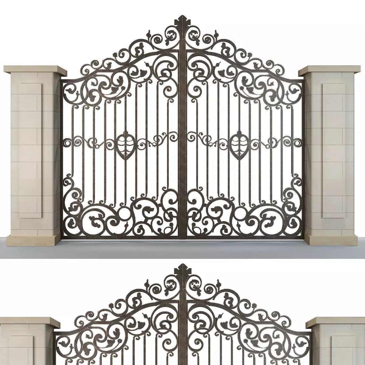 Iron Gate set 03 3D model