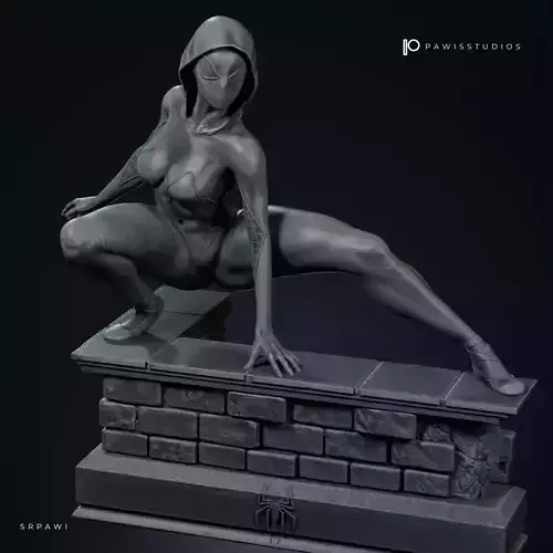 Spider Gwen  3D print model