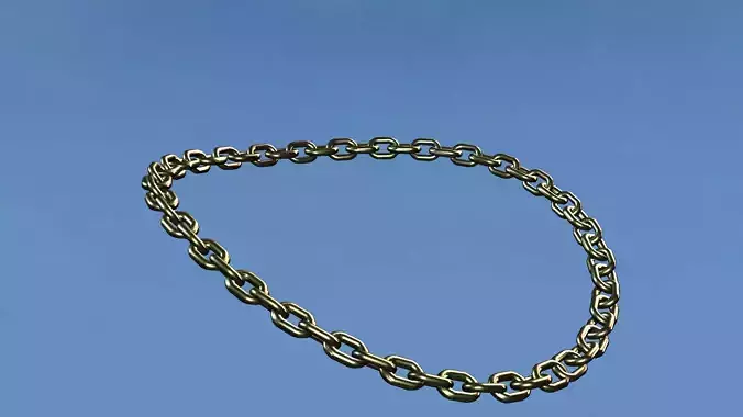 Golden Chain Low Poly