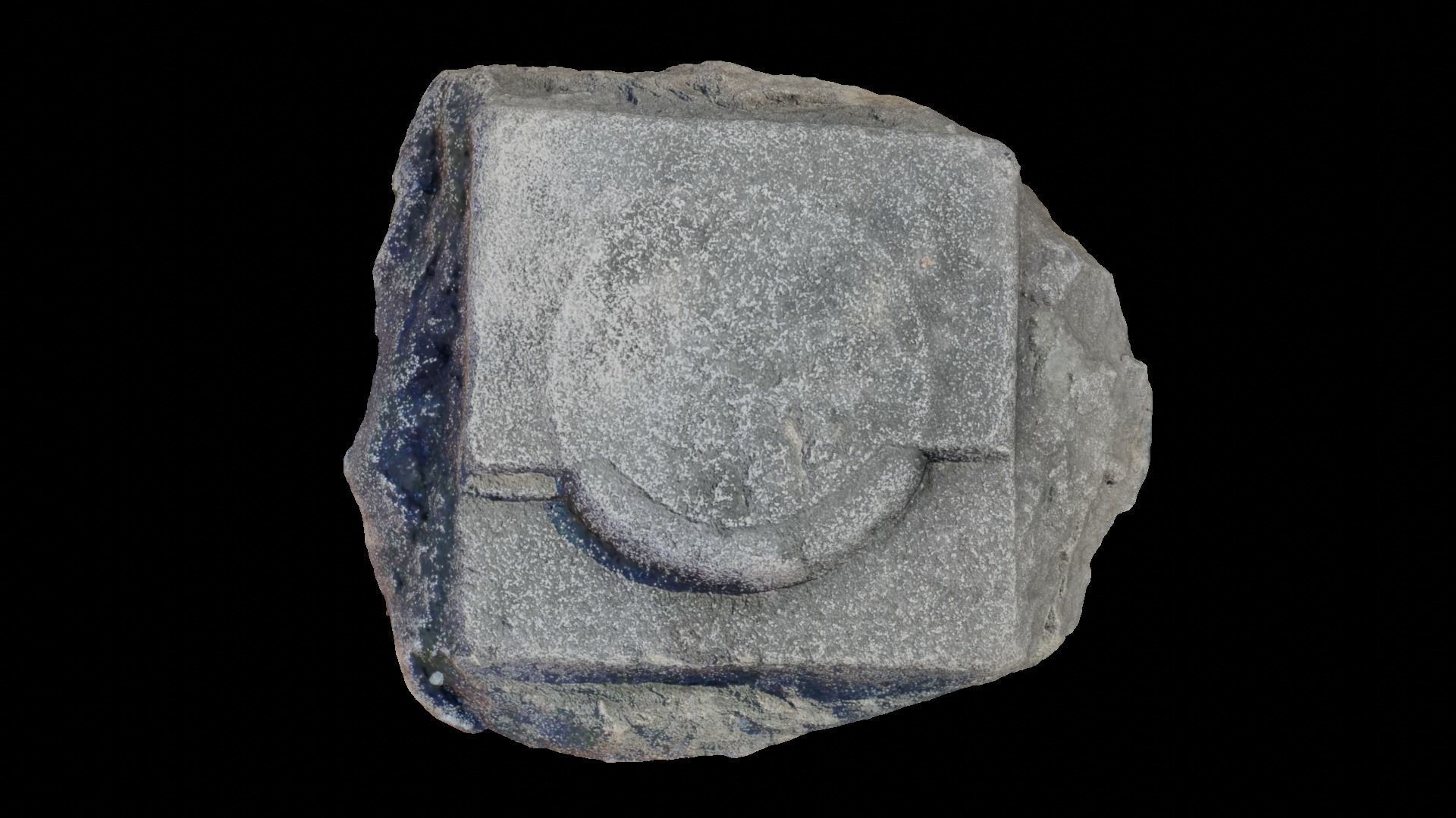 Korea Traditional Foundation Stone 3D model_4