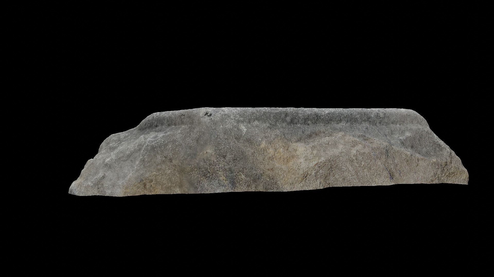 Korea Traditional Foundation Stone 3D model_5