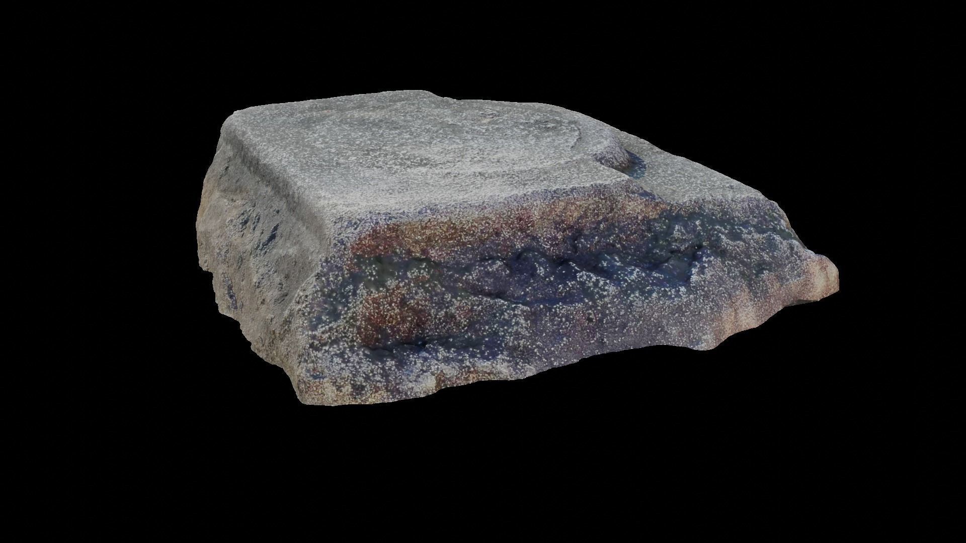 Korea Traditional Foundation Stone 3D model_2