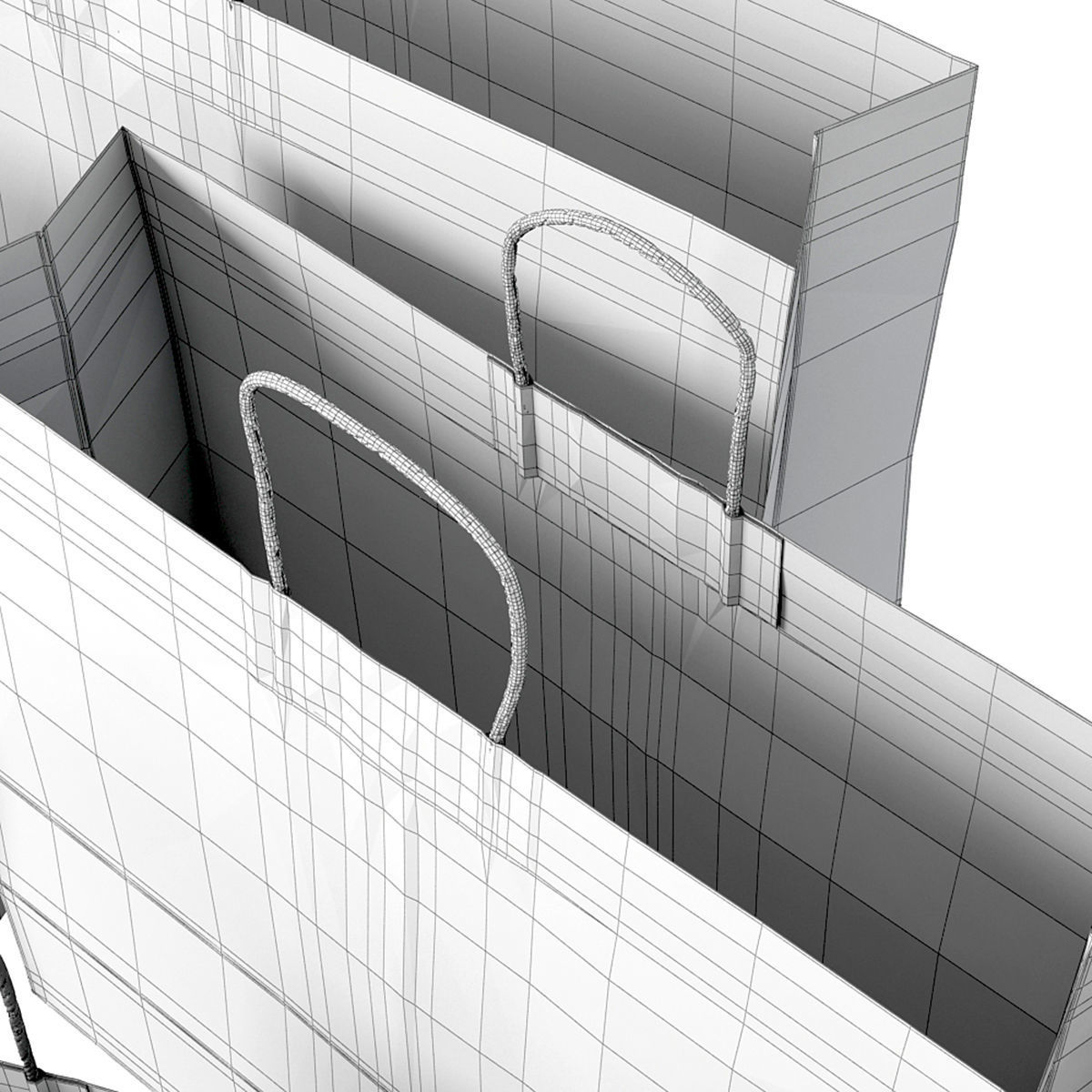Paper bag 2 3D model_7