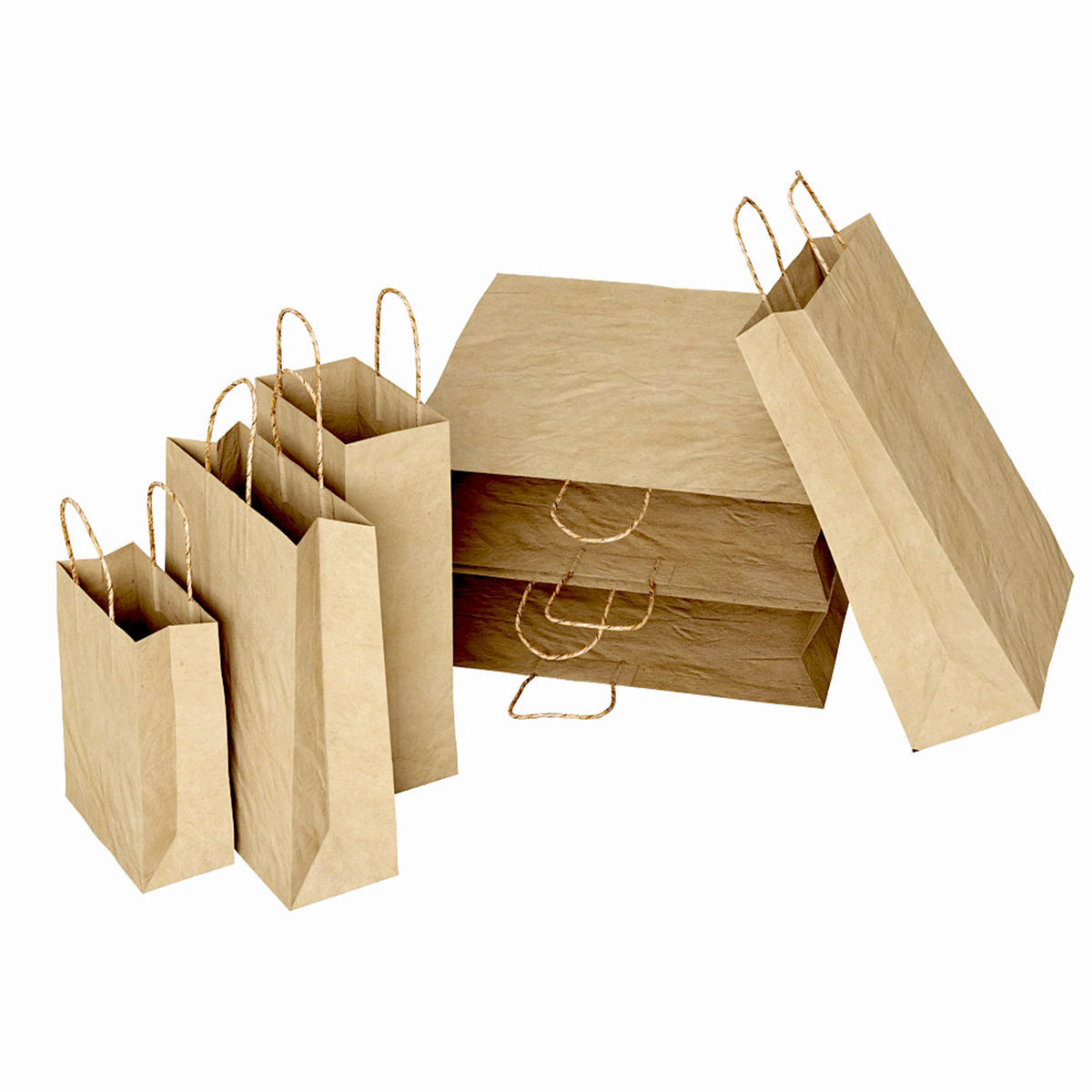 Paper bag 2 3D model_5