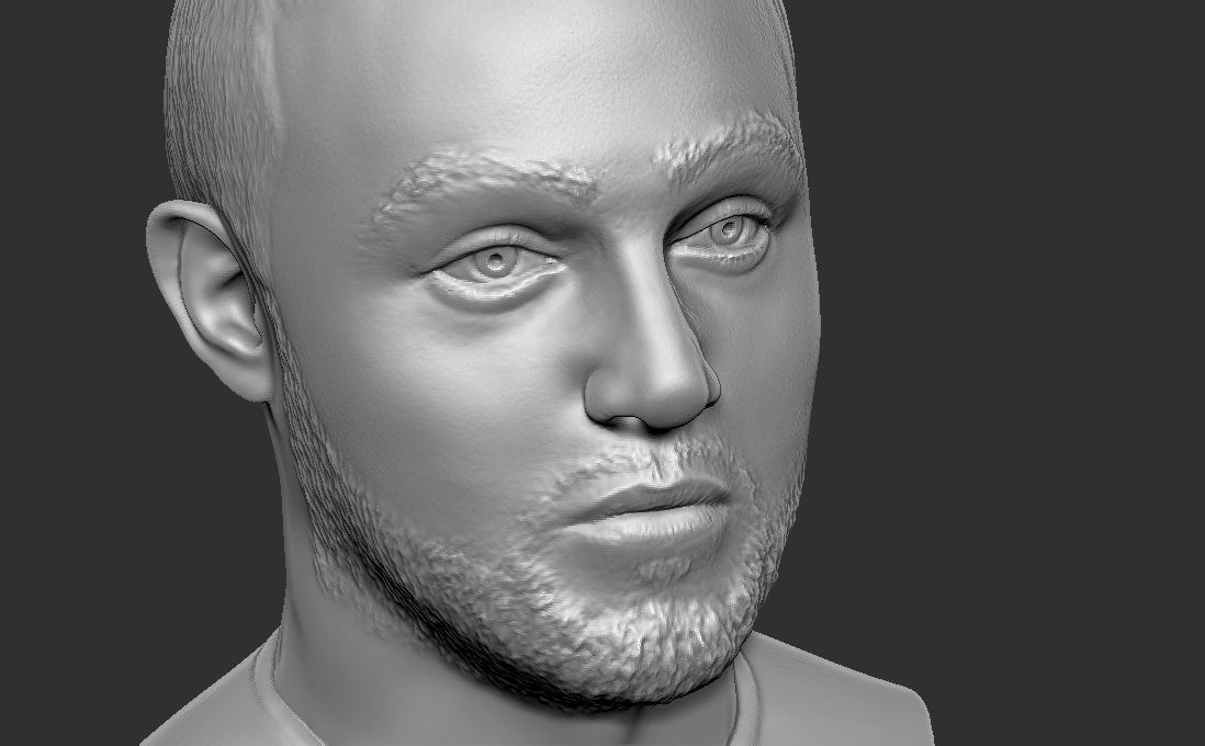 Mac Miller bust for 3D printing 3D print model_21