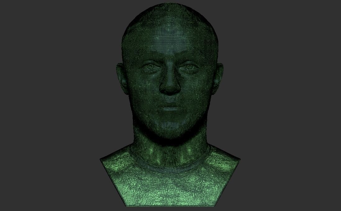 Mac Miller bust for 3D printing 3D print model_29