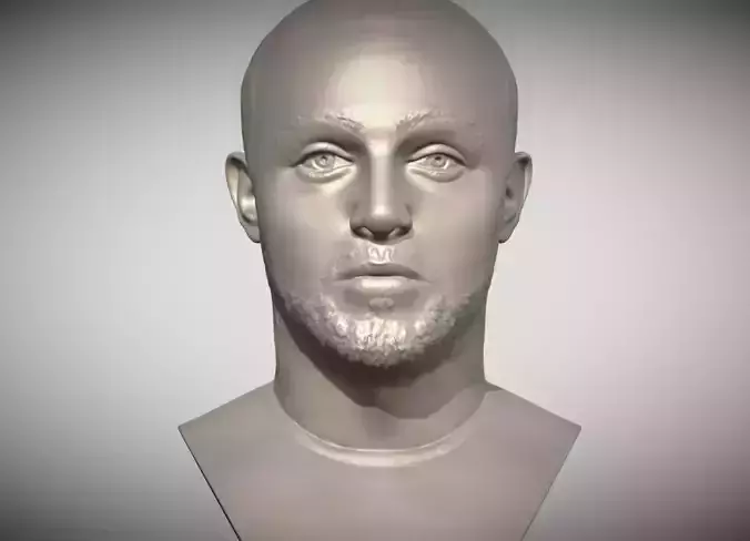 Mac Miller bust for 3D printing 3D print model