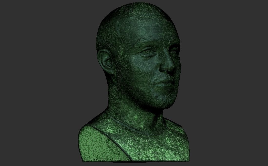 Mac Miller bust for 3D printing 3D print model_30