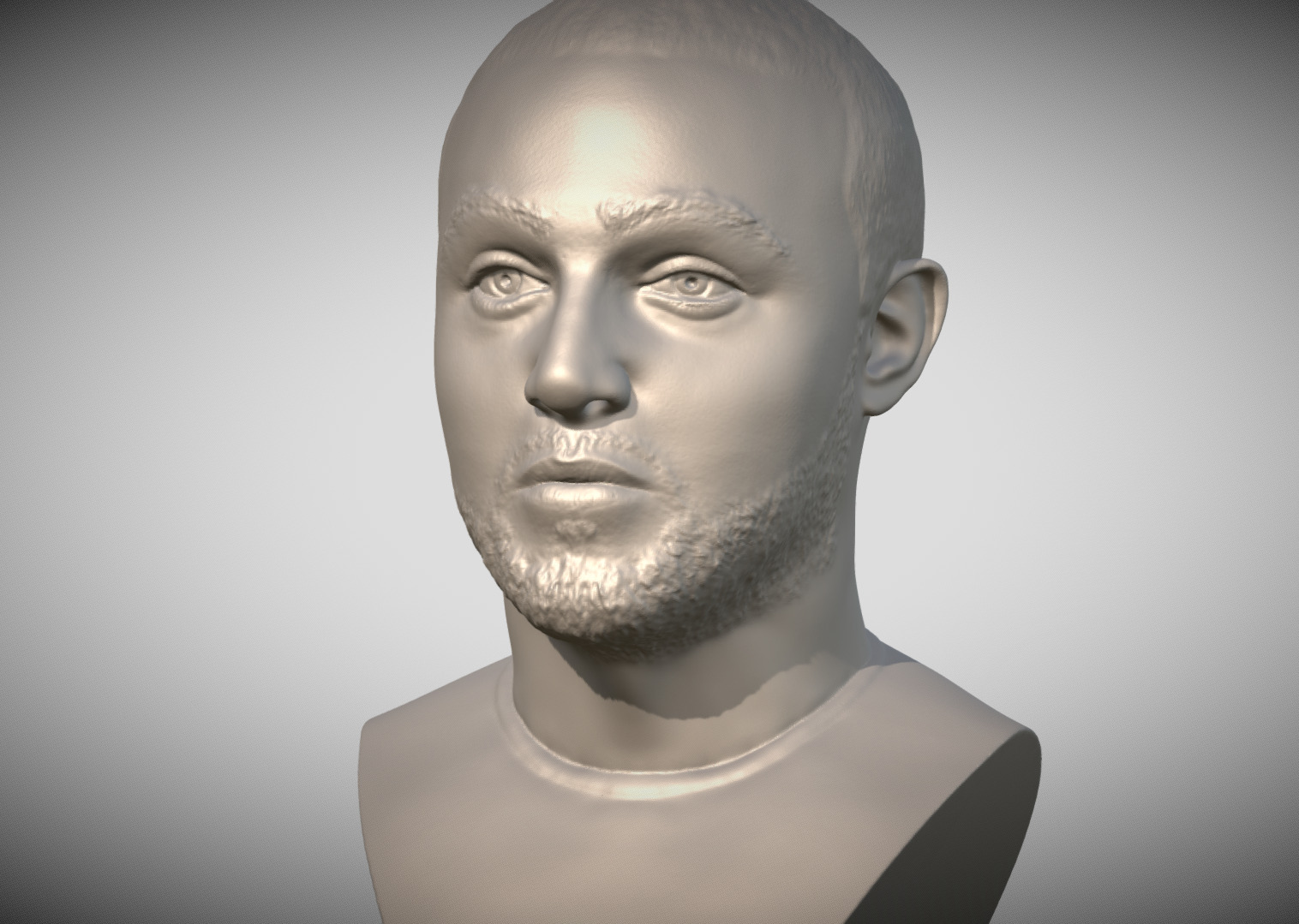Mac Miller bust for 3D printing 3D print model_4